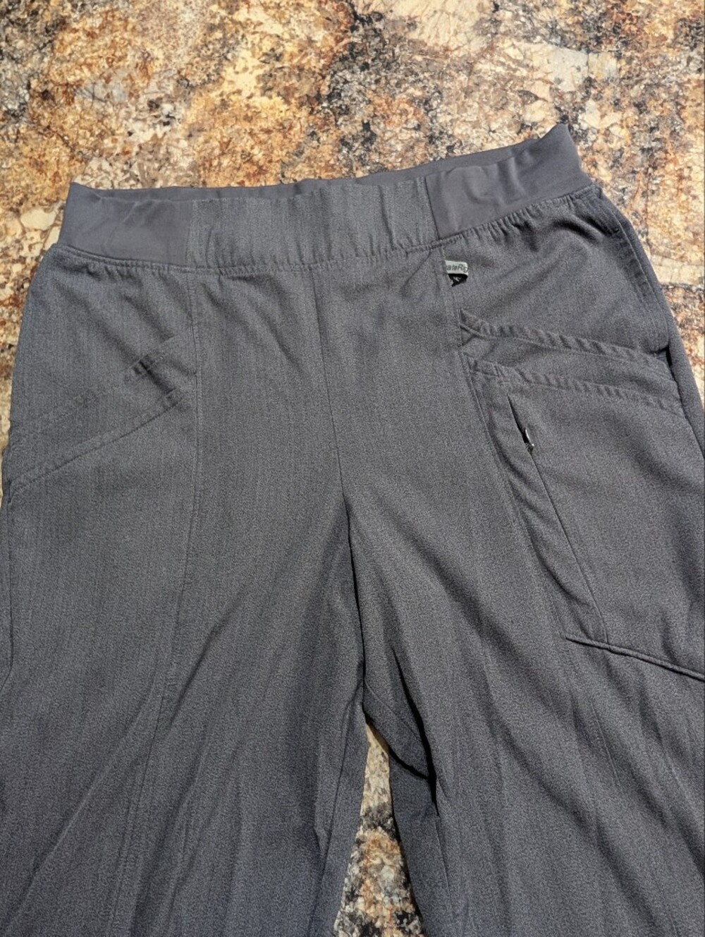 Women's Climate Right Gray Scrub Pants LG